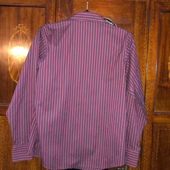 Eddie Bauer Preppy Academia Professional Wrinkle Resistant Long Sleeve Shirt - Picture 4 of 7